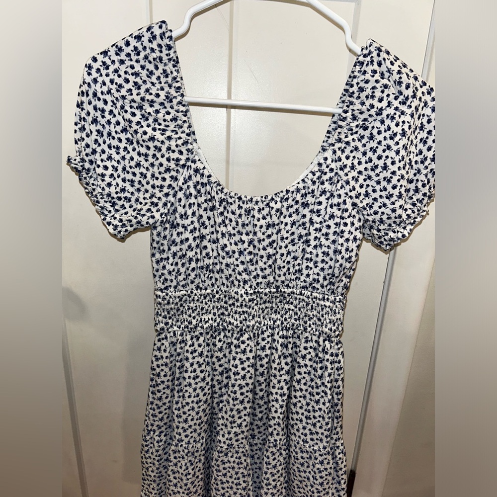 Blue Floral Hollister Romper